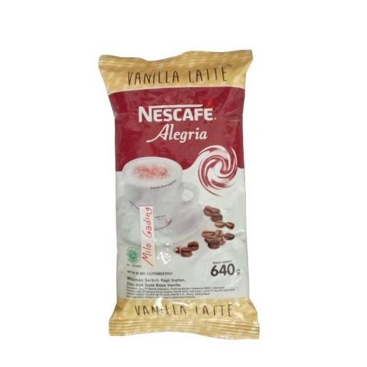 

NESCAFE ALEGRIA VANILLA LATTE 640GR NESTLE NESTEA PROFESIONAL VANILA