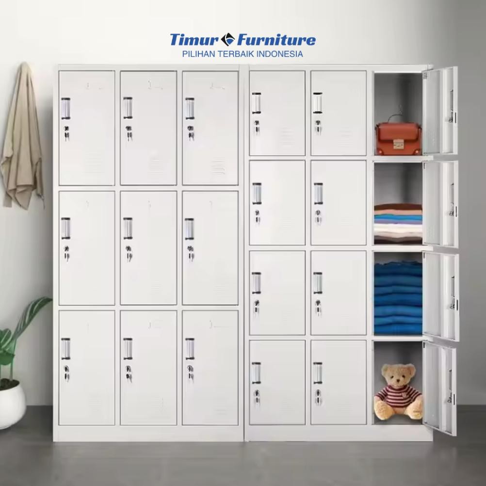 Lemari Loker Serbaguna 12 Pintu Lemari Arsip Lemari Sepatu Lemari Pakaian