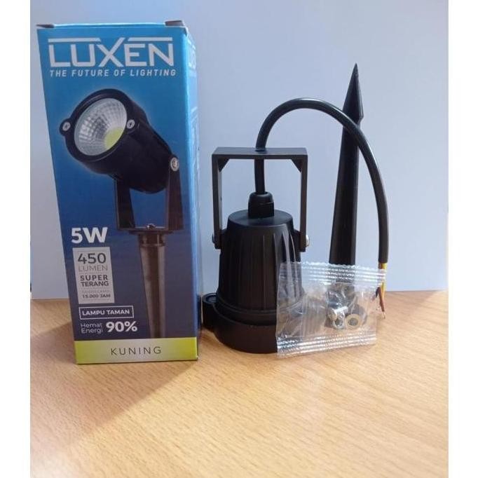 Lampu Sorot Luxen Led Sorot Taman Luxen 5W 5 Watt 7W 7 Watt Di Tancap