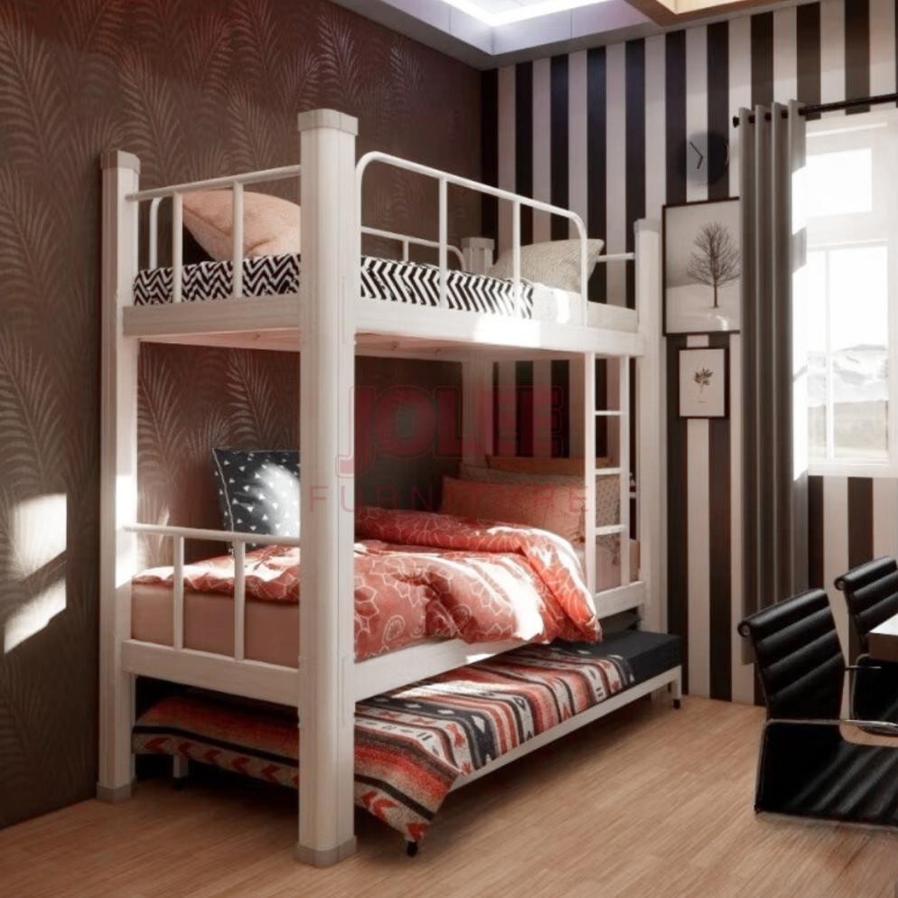 Ranjang Besi/Ranjang Susun/Ranjang Tingkat/Ranjang Besi/Tempat Tidur Susun Besi/Tempat Tidur Tingkat