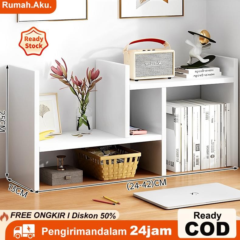 Rak Buku Rak Buku Kayu Rak Buku Mini Portable Rak Minimalis Rak Kayu Serbaguna