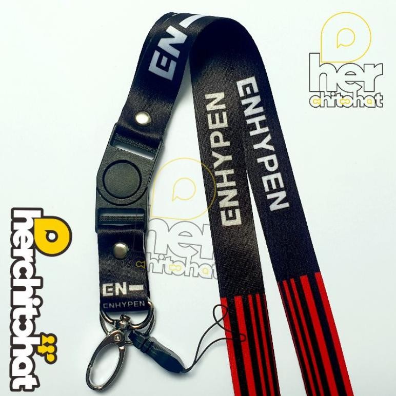 

Lanyard ENHYPEN from BE:LIFT Labels - Strap Tali ID Card KPop Unofficial