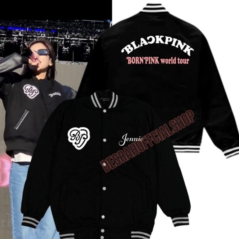 JACKET VARSITY  baseball BLACKPINK BORNPINK tour