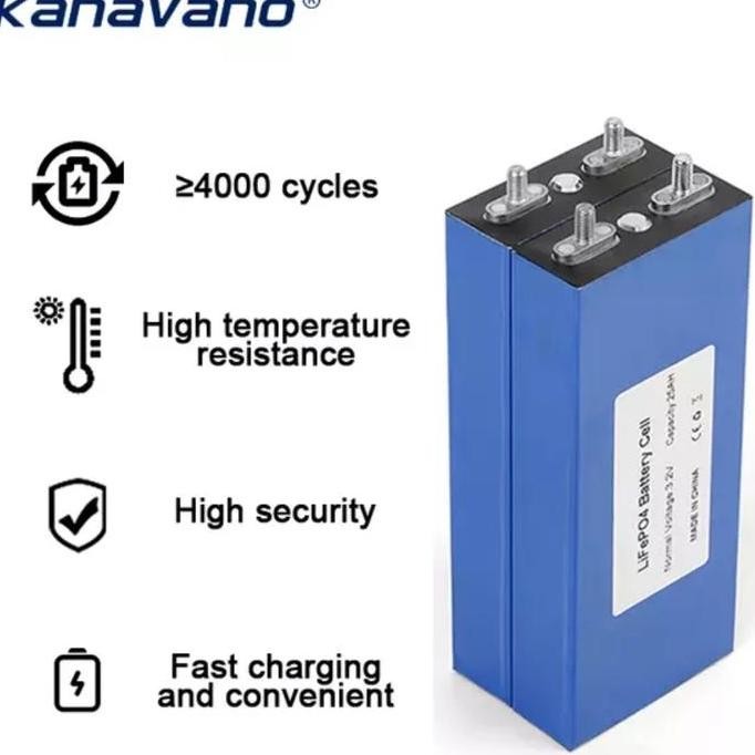 Baterai lifepo4 3.2V 25ah murah