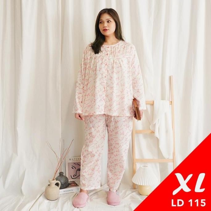 baru Baju Tidur Katun Bangkok GREET Model : K-033 / PTP XL