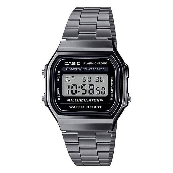 new  Casio Digital Jam Tangan Klasik Strap Rantai A168WGG-1A Original
