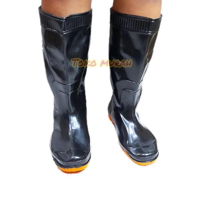 new  Sepatu Karet Anti Slip Sepatu Boot Petani Anti Air Tukang Proyek