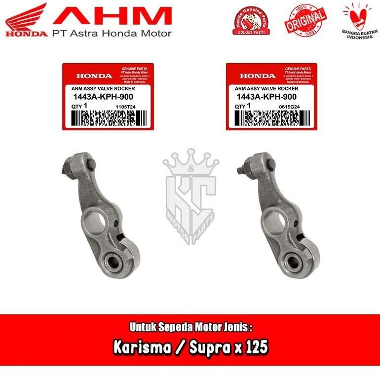 Piano Pelatuk Klep Rocker Arm Honda Karisma Supra x 125 Karbu Fi 2007 Original AHM 1443A-KPH-900