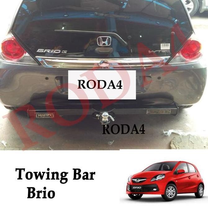 Towing Bar Besi Bumper Belakang ARB Brio Panjang Full