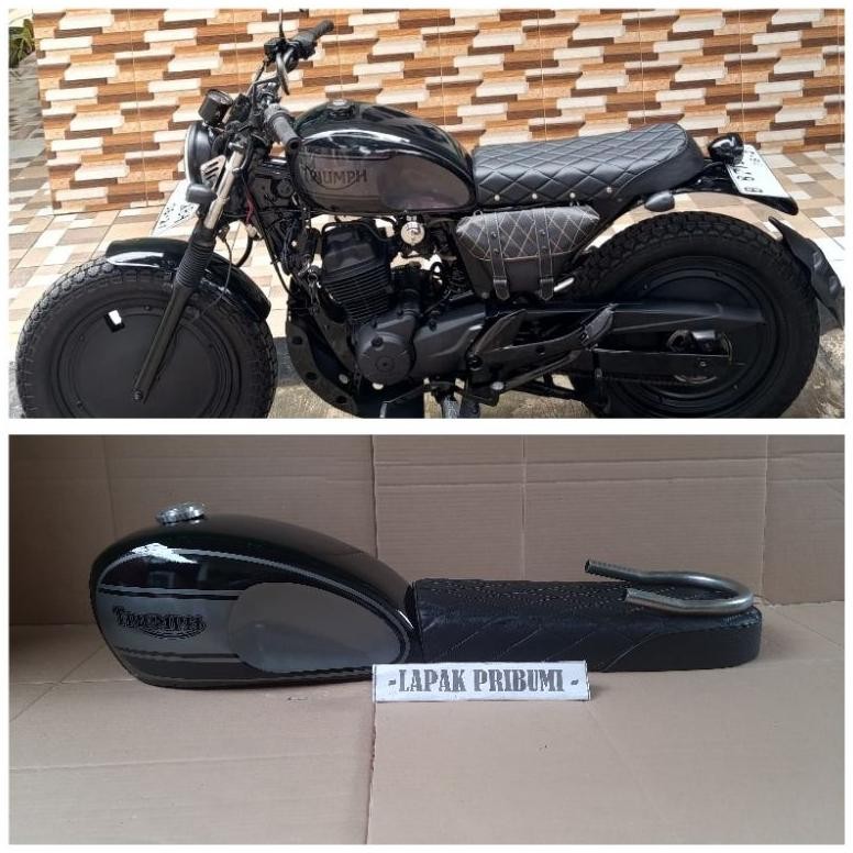 Paket Tangki Japstyle Tangki Custom Tangki Triumph Jok Japstyle