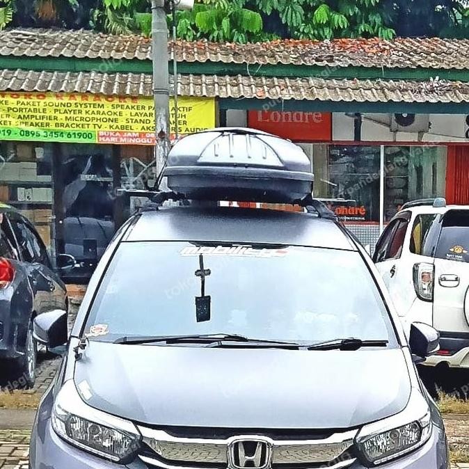 roof box mobil honda mobilio+cross bar jepit body