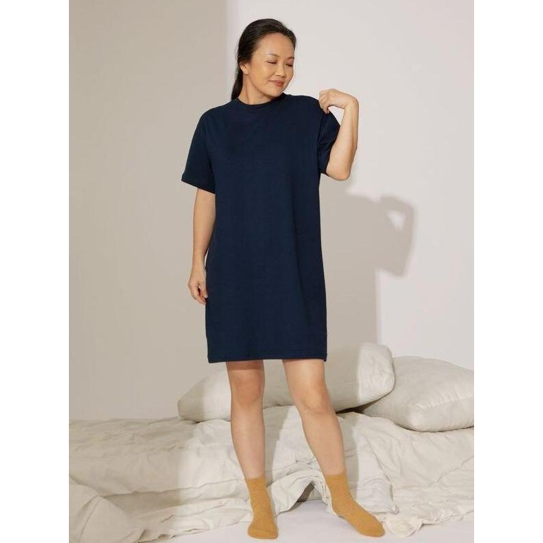 baru T-shirt Dress - Sare Studio MARO Woman Tencel T-Shirt Dress - Daster Wanita