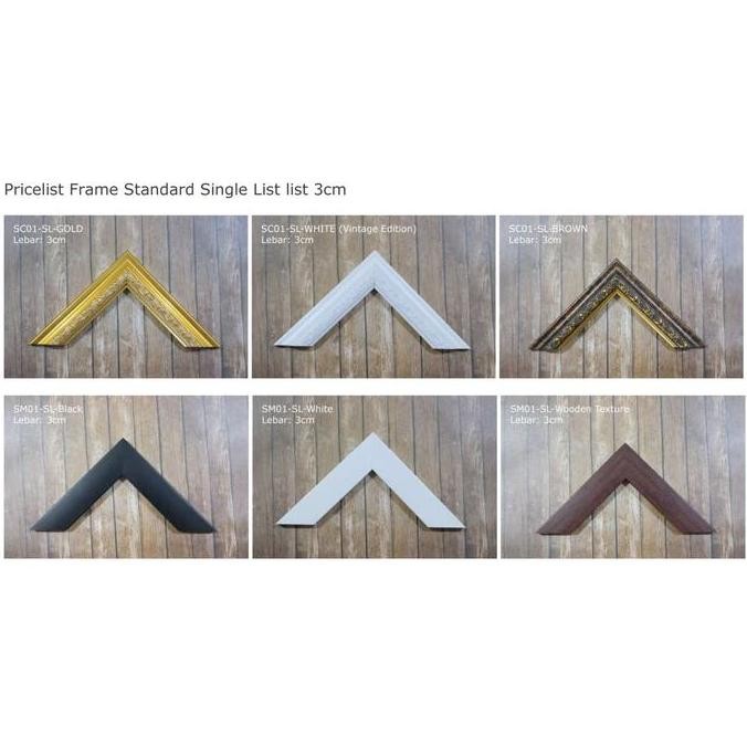 ready stock  Paket Cetak Foto Kanvas dan Bingkai Frame ukuran 40x50 A2 20R SSL