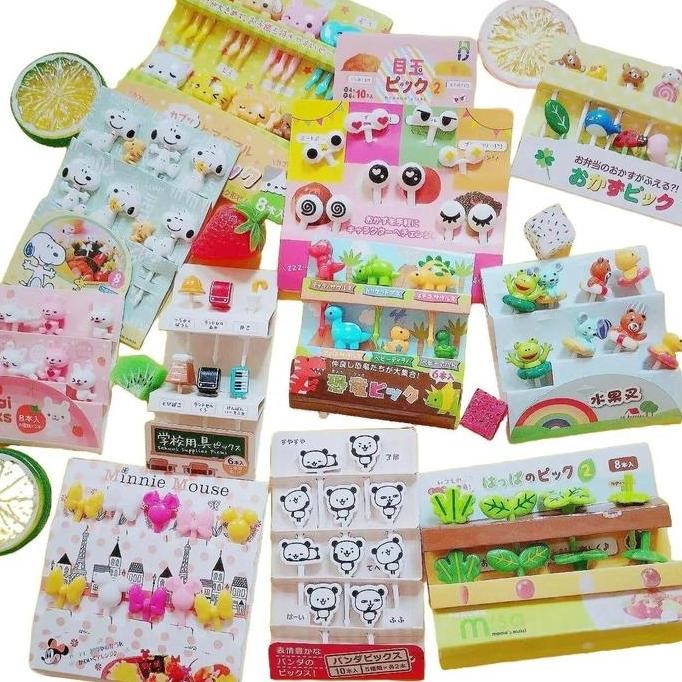 Food Pick Tusukan Bento Anak Bekal Karakter