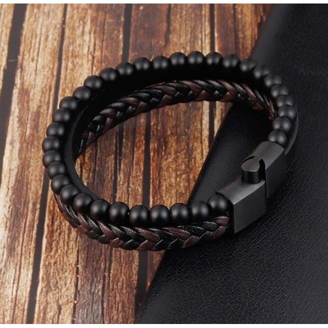 [original] gelang kulit asli trendy fashionable vintage pria wanita [terlaris] [terbaik]