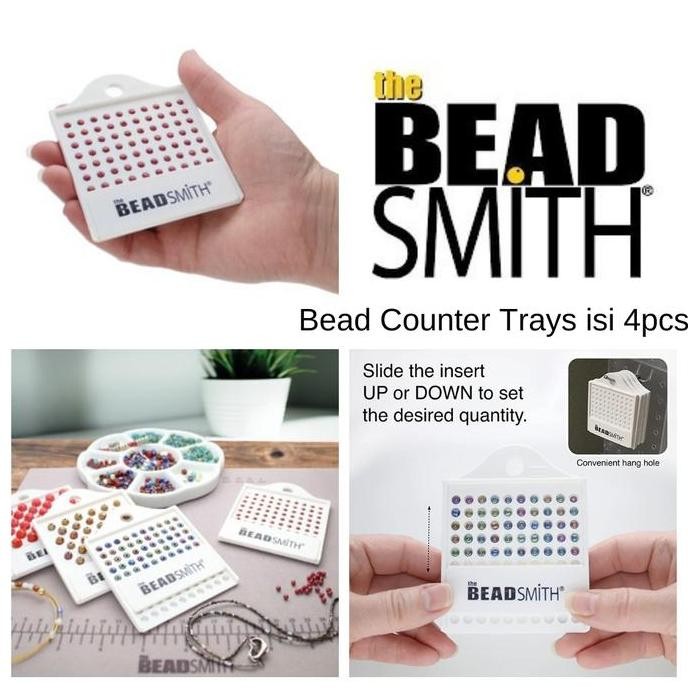 

Promo Beadsmith Bead Counter Trays 4 pcs SET COD