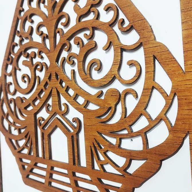 Hiasan Dinding Kayu Motif Wayang Arjuna Hiasan Dinding Ruang Tamu Ctkaa11