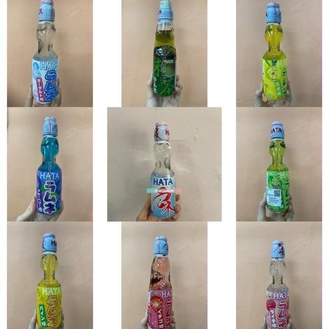 

Hata Ramune Rasa Strawberry / Blueberry / Matcha / Yuzu /Yogurt / Melon / Lychee / Pineapple / Original - Minuman Soda Jepang