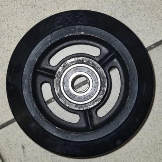 RODA TROLI KARET HEAVY DUTY 6 INCH WHEEL ONLY ORIGINAL DAN TERPERCAYA