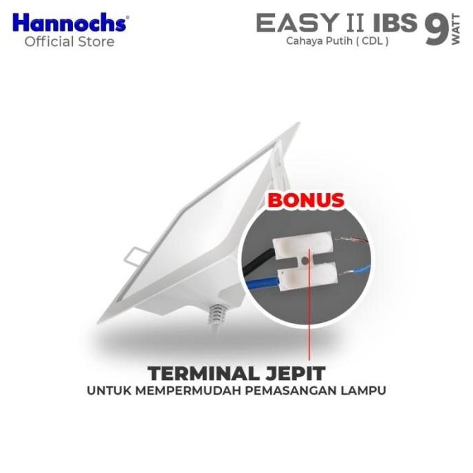 Lampu Downlight Led Hannochs Easy Ii 9W Kotak Ib