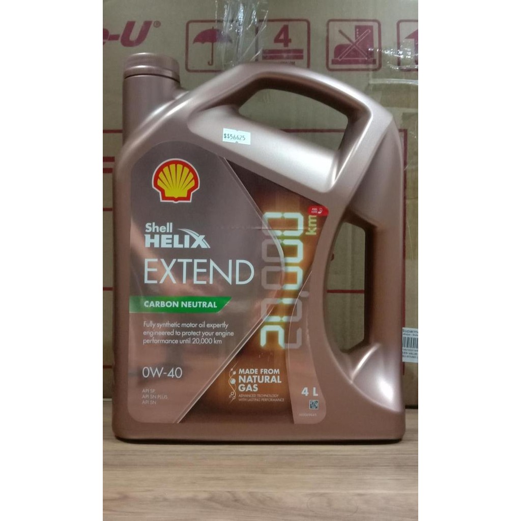 Oli Shell Mesin Mobil Helix Extend 0W-40 4L 56625