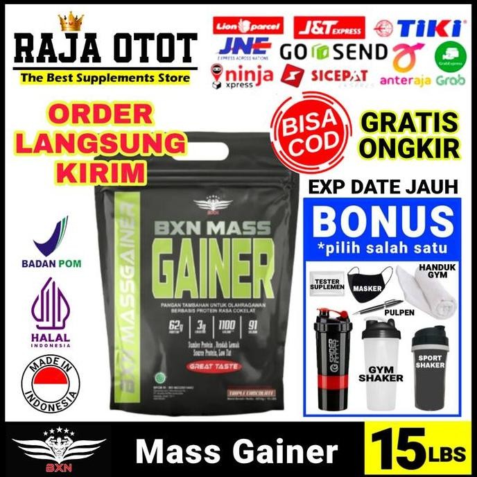 [mochstore] BXN Xtreme Mass Gainer 15 Lbs BXN Gainer 15Lbs Susu Suplemen Fitness