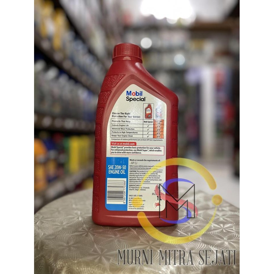Mobil Special Oli Sae 20W-50 20W50 20 W 50 1 L