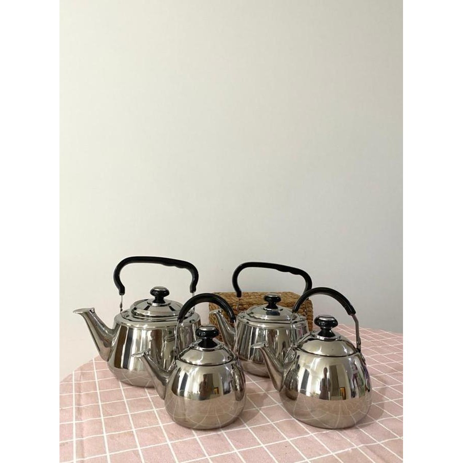 Promo Teko Air Bunyi Siul Stainless Steel Bahan Tebal Merk Bistro