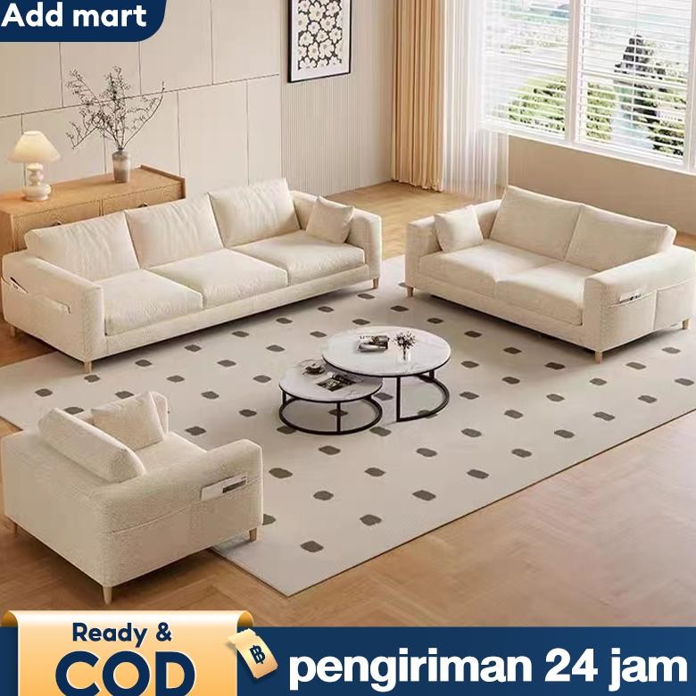 Sofa Bed Sofa Ruang Tamu Sofa Minimalis Kursi Ruang Tamu  Sofa Santai Tidur Sofa Empuk