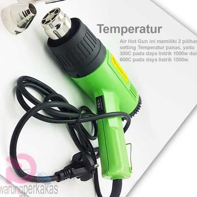 Hot Gun Hot Air Gun Pemanas Kaca Film Pemanas Sticker - Bagus