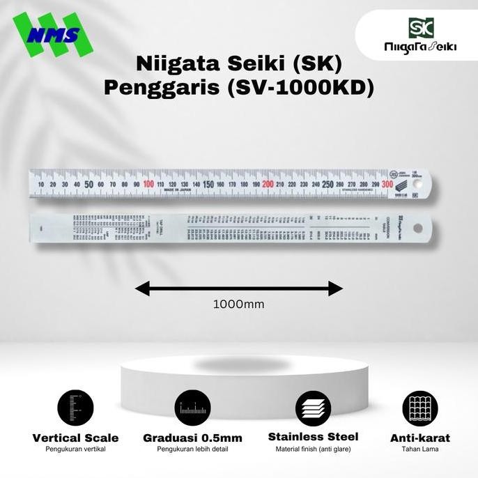 

Promo Niigata Seiki (SK) Penggaris (SV-1000KD) COD