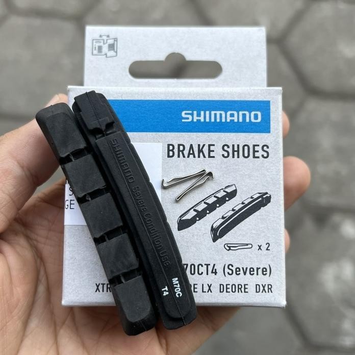Part Sepeda Brake Pad Cantilever Kampas Rem Kantilever Shimano M70Ct4 Sepeda Lawas Xtr Deore Xt Lx D