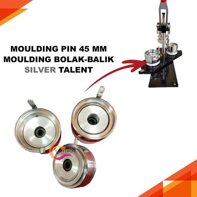 

Promo Moulding Press Pin SILVER TALENT 45 MM (2 Sisi) & Ukuran 32/44/58/75MM COD