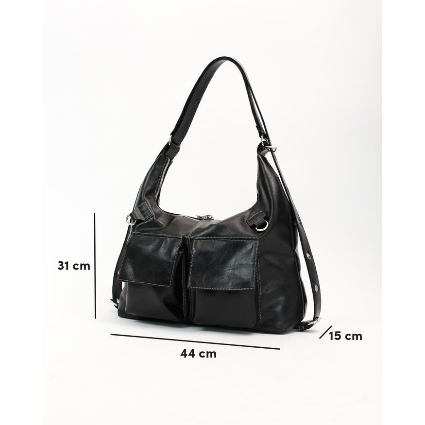 AB Tako Bag - Shoulderbag and Backpack - Miki Large Multifunctional Tas Bahu dan Ransel Muat Laptop 