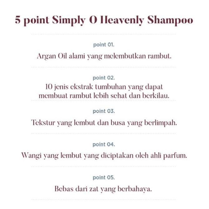 SIMPLY O Heavenly Shampoo (Wild Flower) 300ml