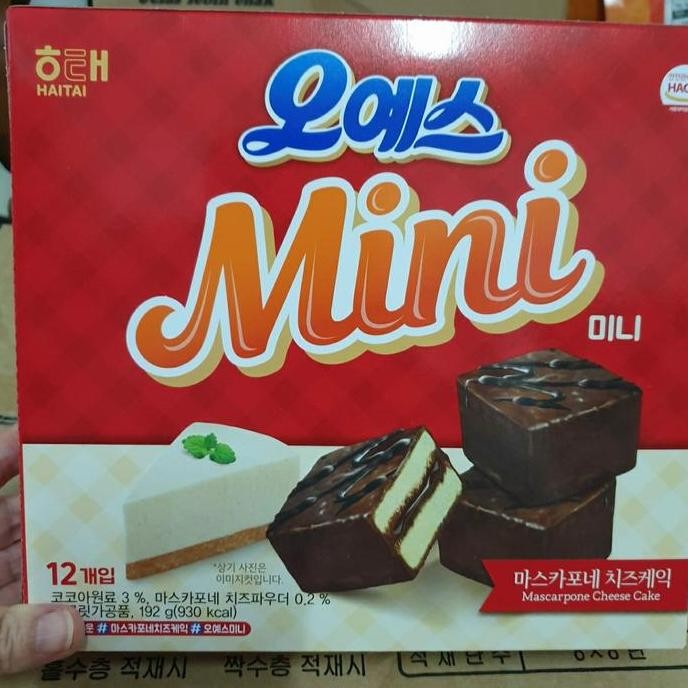 

Haitai Oyes Mini Mascarpone Cheese Cake Biscuit Korea