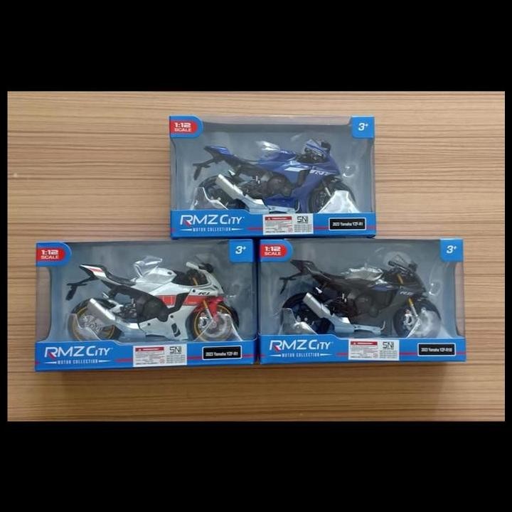 Diecast YAMAHA YZF-R1M Toy sepeda motor RMZ City