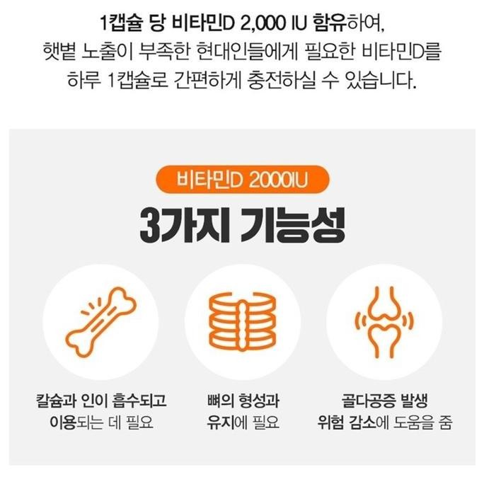 GNM Chewable Vitamin D 2000IU (90 kapsul) Korea
