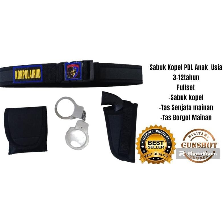 Sabuk Kopel Anak Karnaval Cosplay Profesi Tni Polisi Kopassus Brimob Sale