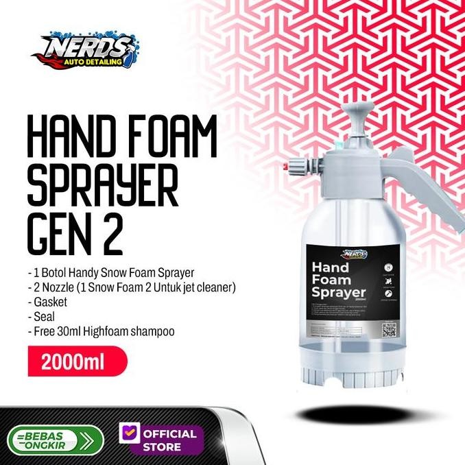 HAND SNOWFOAM WASH SPRAYER ALAT CUCI MOTOR & MOBIL BUAT SALJU TERBAIK ORIGINAL DAN TERPERCAYA