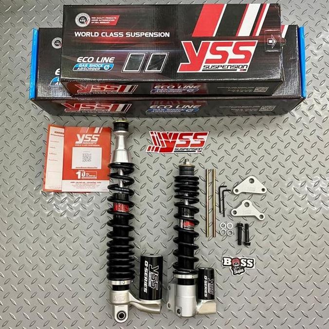 Shock Tabung YSS Black New Front & Rear Vespa Sprint Iget Prima
