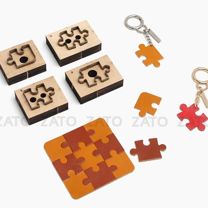 

Puzzle Leather Cutting Template - Pisau Pons - Leather Tools