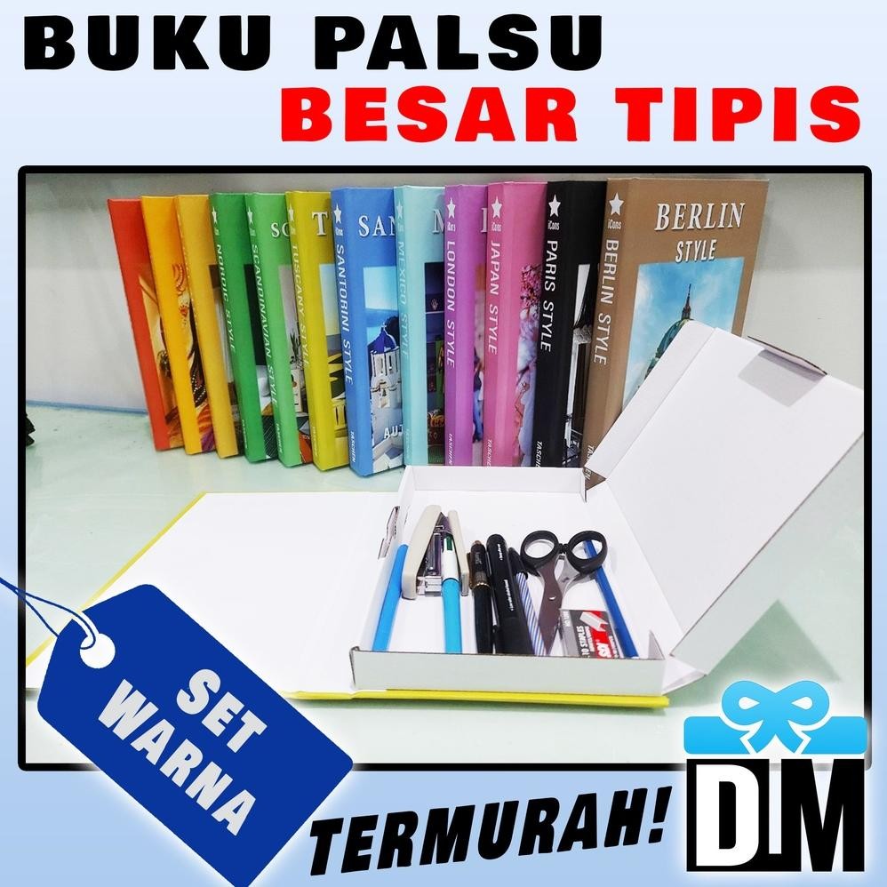 

Buku Palsu Pajangan Besar Tipis Mainan Set Warna Estetik Nordic / Dummy Book Decoration Aesthethic Taschen Scandinavia Colorful DiM