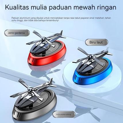Diffuser Aroma Mobil Bentuk Helikopter, Diffuser Aroma Tenaga Surya RB01
