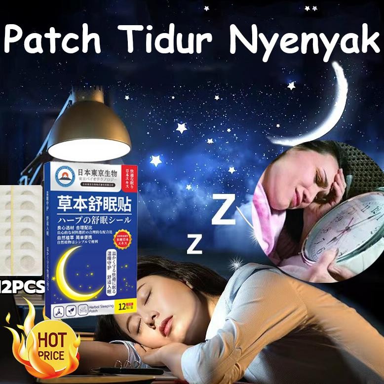 Patch Tidur Nyenyak Insomnia Sleep Patch Buat Tidur Nyenyak Susah Tidur Sleeping Patch Deep Sleep To