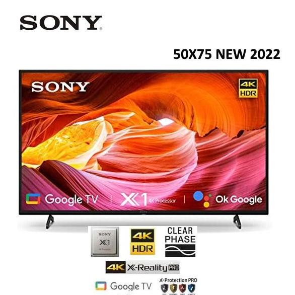 NEW SONY BRAVIA UHD 4K ANDROID TV 50X75 DIGITAL TV GARANSI RESMI SONY