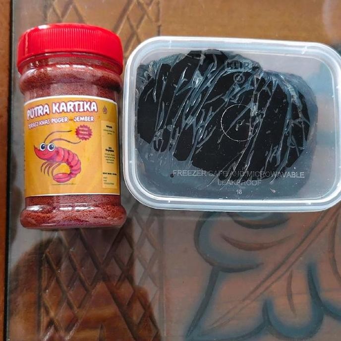 

Paket Hemat Terasi Matang Siap Pakai+Petis Udang Super Bahan Sambal