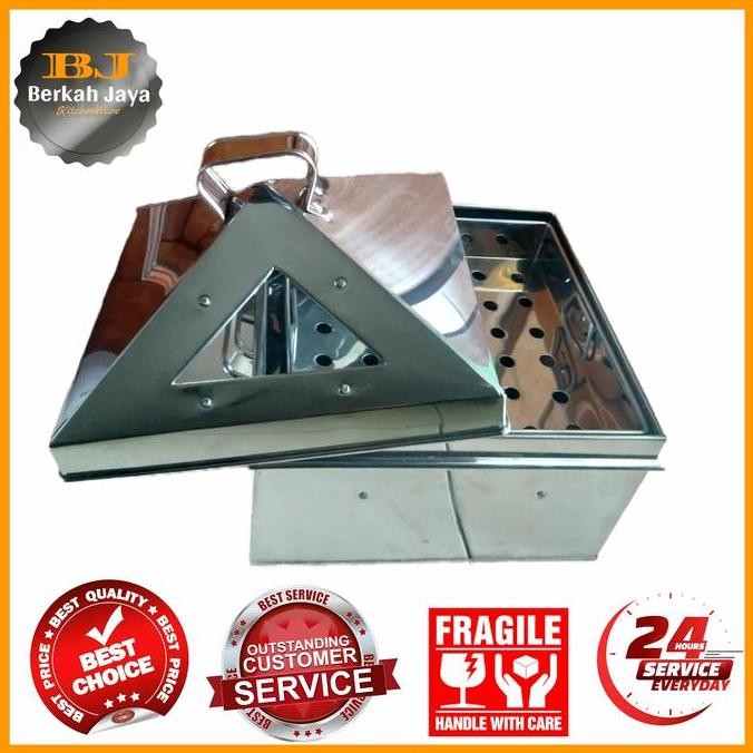 Kukusan Stainless 40 cm Klakat Dimsum Steamer Persegi