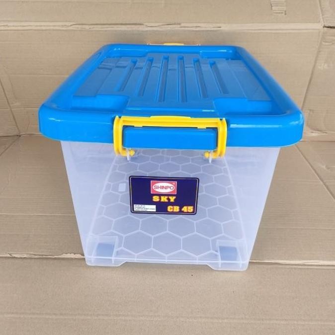 Stok Sj Box Container Sky Cb 45/Box Plastik Serbaguna/Box Container Plastik Cb 45 ( Sip 111)