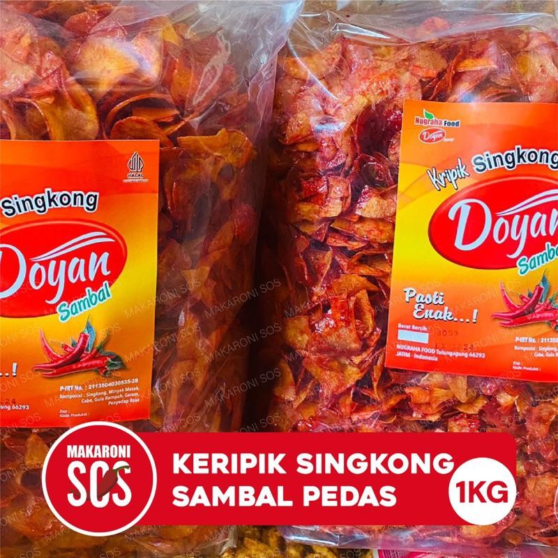 

Singkong Sambal Doyan 1Kg Singkong Balado Lengket Singkong Viral Khas Padang Singkong Balado Sanjay Berkualitas